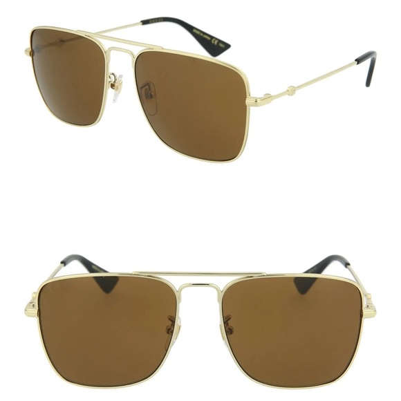 Gucci 55mm Navigator Sunglasses